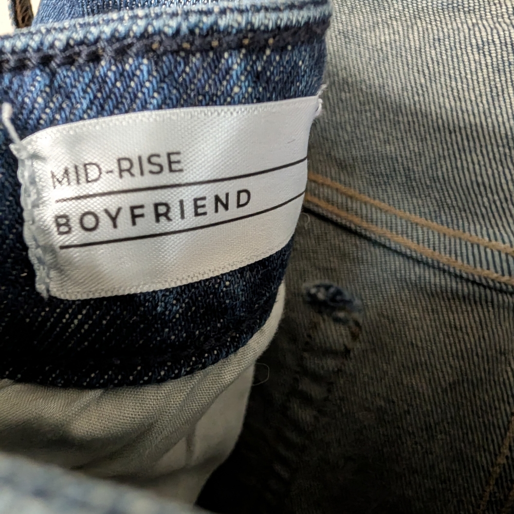 Lane Bryant Womens Mid-Rise Boyfriend Jeans Size 20 Dark Wash Denim - Picture 6 of 6